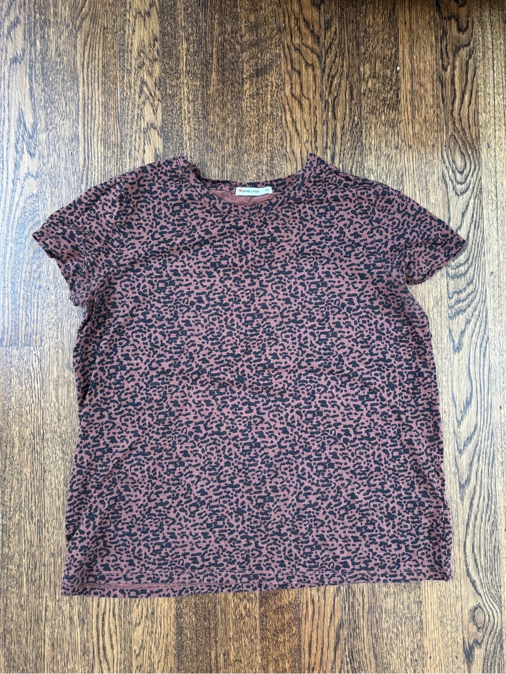 Madewell Leopard-Print Short Sleeve Tee